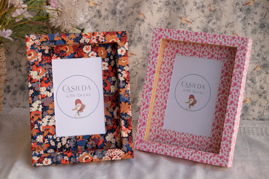 Marcos de fotos entelados